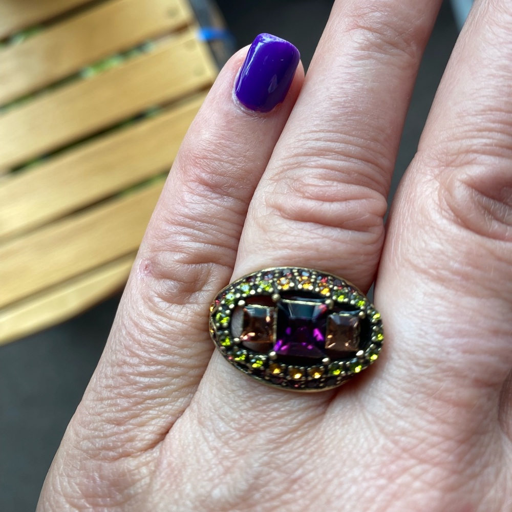 Purple and orange bling